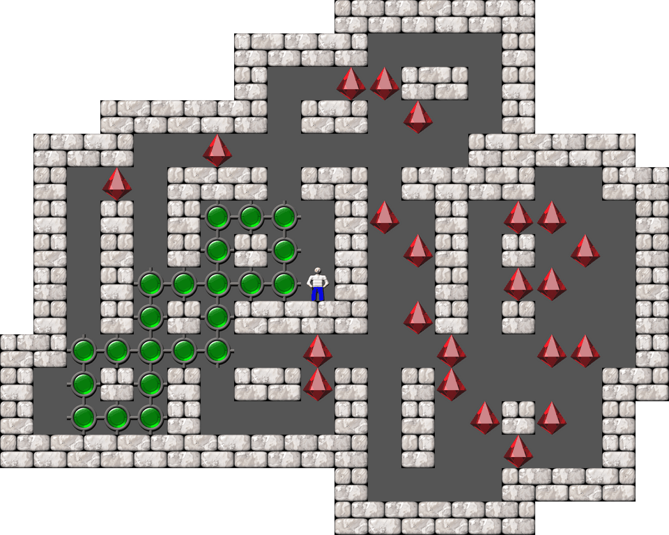 Sokoban Sonic 3 level 35